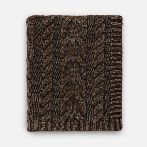 Плед Hygge, коричневый 1