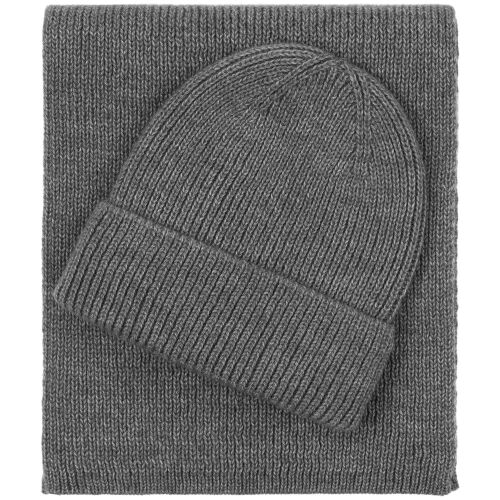 Шарф Bernard, серый меланж 4