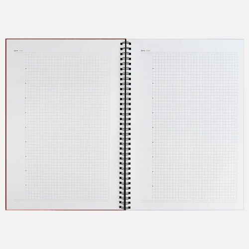 Ежедневник Notera Maxi, недатированный, красный 6