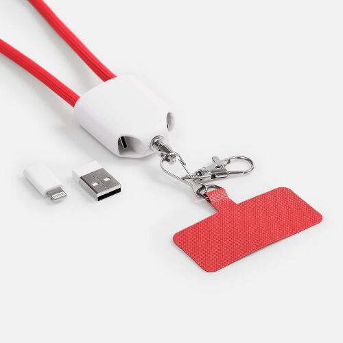 Кабель-ланьярд energyFlex Pro, красный 4