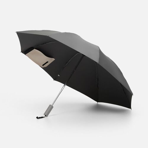 Зонт обратного сложения Easyroll, серый 1