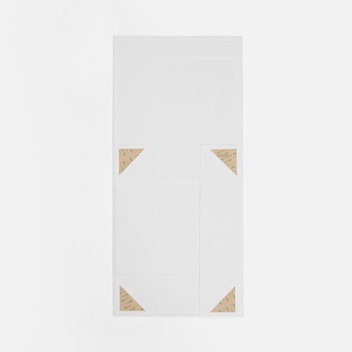 Коробка складная Quadra Fold, белая 6