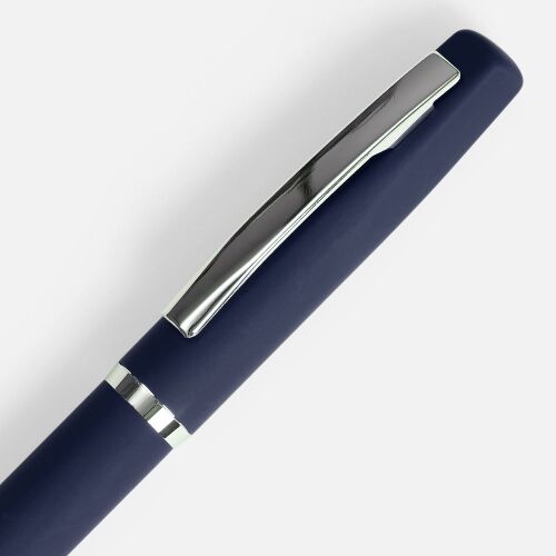 Ручка шариковая Bolt Soft Touch, синяя 3