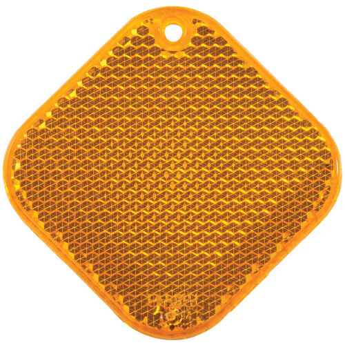 Светоотражатель «Квадрат», оранжевый 1