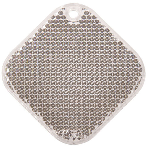 Светоотражатель «Квадрат», белый 1