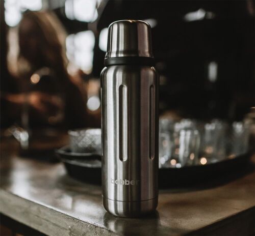 Термос Flask 470, вакуумный, стальной матовый 6 Термос Flask 470, вакуумный, стальной матовый 6