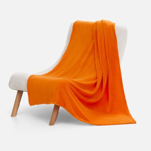 Плед Plush, оранжевый 5