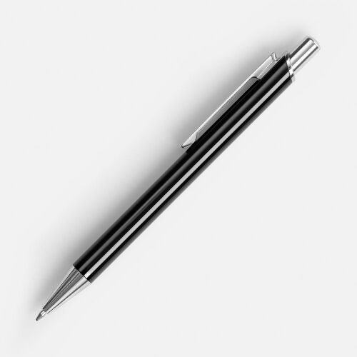 Ручка шариковая Arvent Glossy, черная 3 Ручка шариковая Arvent Glossy, черная 3
