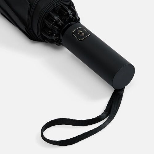 Зонт обратного сложения twoGether с двойным куполом, черный 6