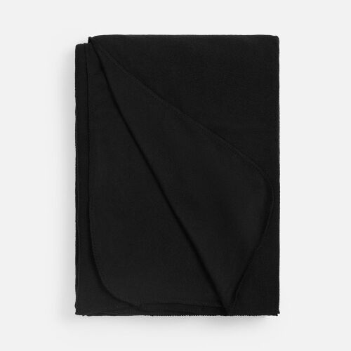 Флисовый плед Warm&Peace, черный 2