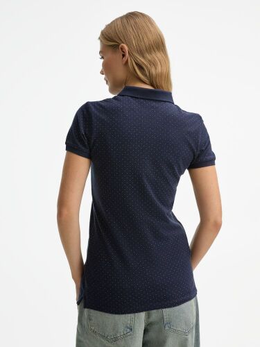 Рубашка поло женская Brandy Women темно-синий с белым, размер XS 5