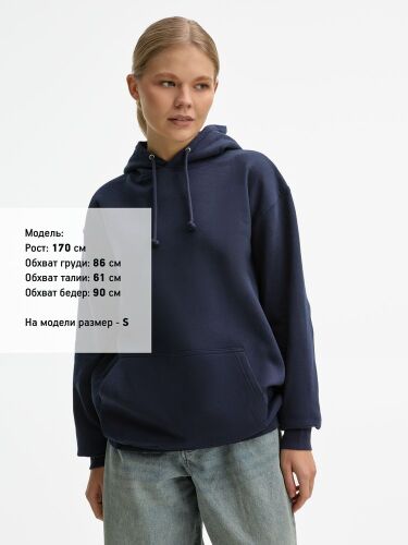 Худи унисекс Condor, темно-синее, размер 3XL 3