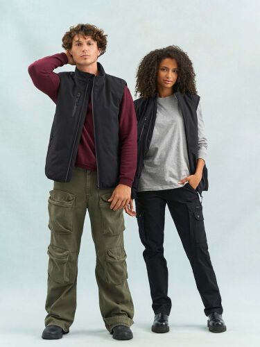 Жилет софтшелл унисекс Falcon BW, синий, размер XXL 4