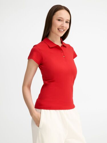 Рубашка поло женская Prescott women 170 красная, размер S 5