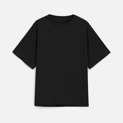 Футболка унисекс T2, черная, размер M/L 2