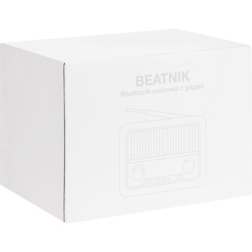 Bluetooth-колонка с радио Beatnik, коричневая 7