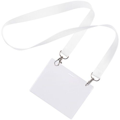 Карман для бейджа Lucid, горизонтальный, из фактурного ПВХ 6