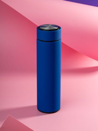 Термос с ситечком Percola, синий 5