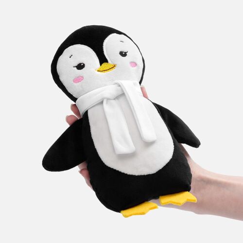 Мягкая игрушка Beastie Toys, пингвиненок с белым шарфом 2
