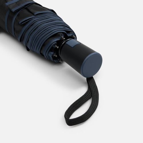 Зонт складной Edgeline, темно-синий 5