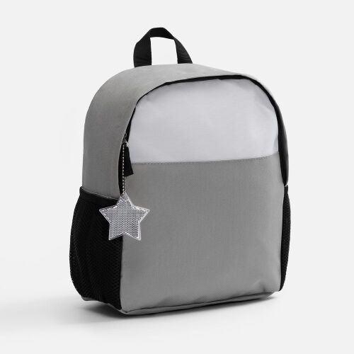 Пешеходный светоотражатель с цепочкой «Звезда», белый 2