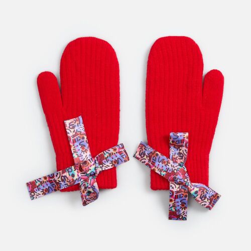Варежки HappyGo, красные, размер S/M 5