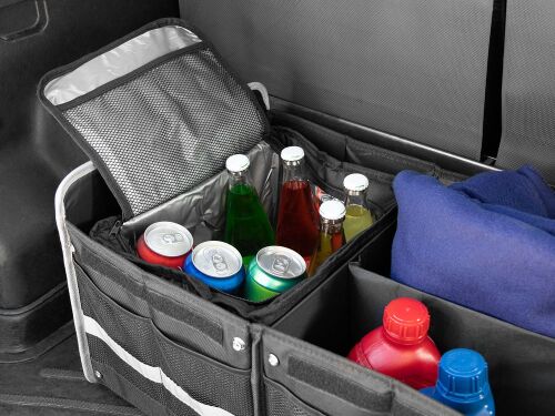 Органайзер в багажник с сумкой-холодильником Arranger, черный с  4