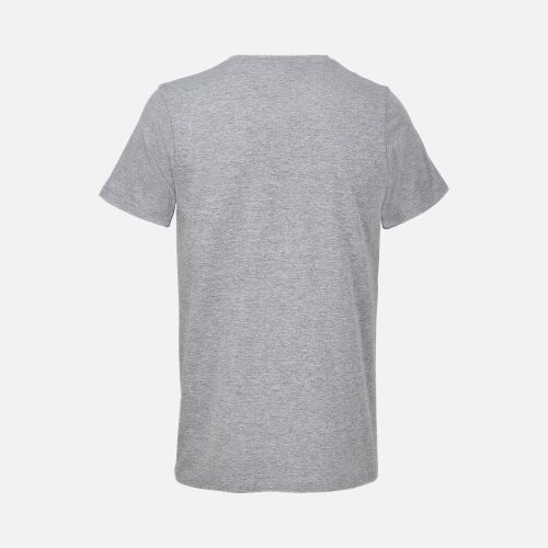 Футболка унисекс Regent с V-образным вырезом, серый меланж, разм 1