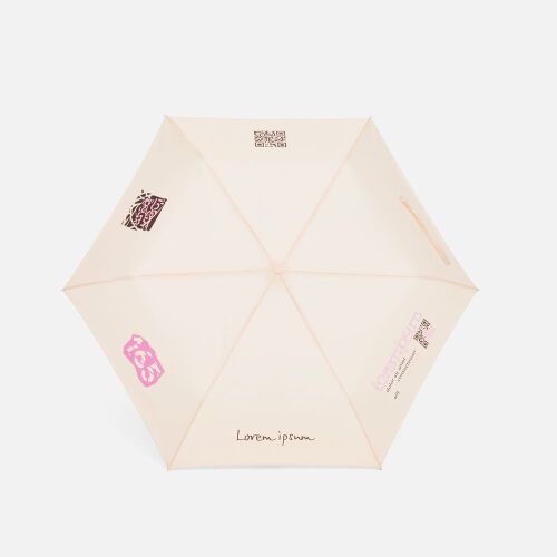 Зонт складной Nicety, бежевый 2