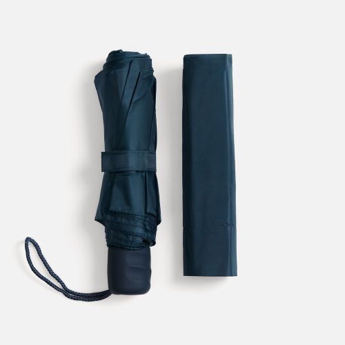 Зонт складной Basic, темно-синий 2