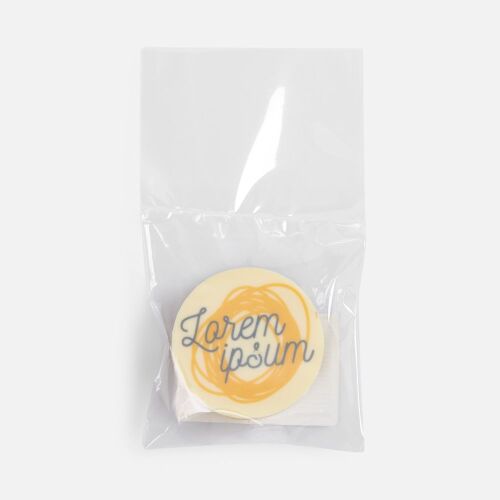 Печенье Dream White в белом шоколаде, круг 5