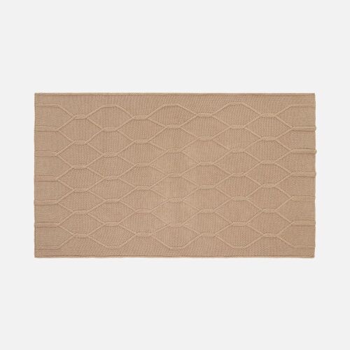 Плед Curve Verve, бежевый меланж 3 Плед Curve Verve, бежевый меланж 3