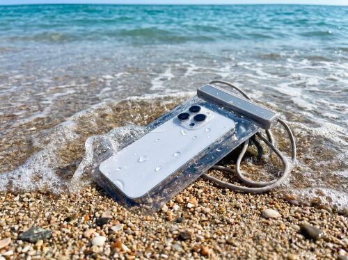 Водонепроницаемый чехол для телефона Aqualock, серый 5