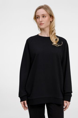 Свитшот унисекс Avenu, черный, размер XL/XXL 2