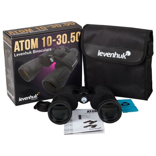 Бинокль Atom 10-30x, линзы 50 мм 7 Бинокль Atom 10-30x, линзы 50 мм 7