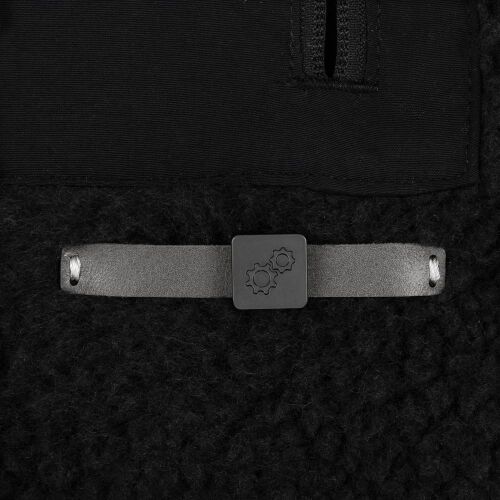 Лейбл кожаный Beta, XS, серый 5