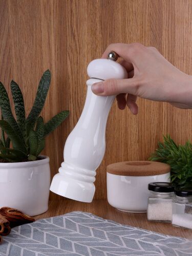 Механическая мельница для специй Gambit, белая 5