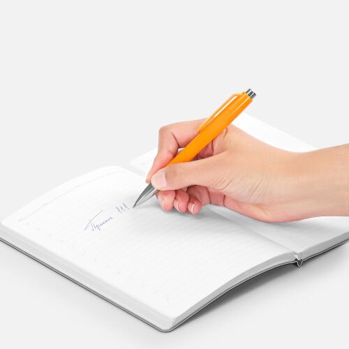 Ручка шариковая Klippa, оранжевая 4