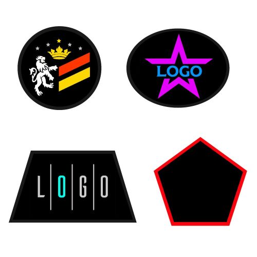 Шеврон из габардина Gabo L, черный 1