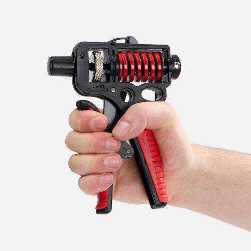 Эспандер кистевой пружинный Motive Power, черный с красным 3