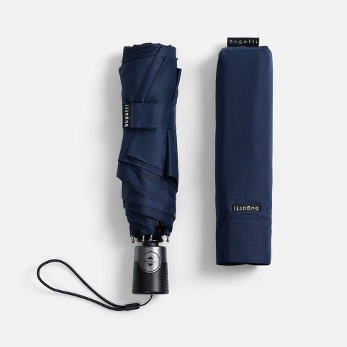 Складной зонт Take It Duo, темно-синий 4