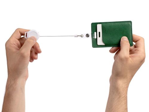 Ретрактор Attach New с ушком под ленту, белый 5