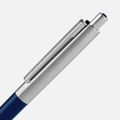 Ручка шариковая Senator Point Metal, ver.2, темно-синяя 3