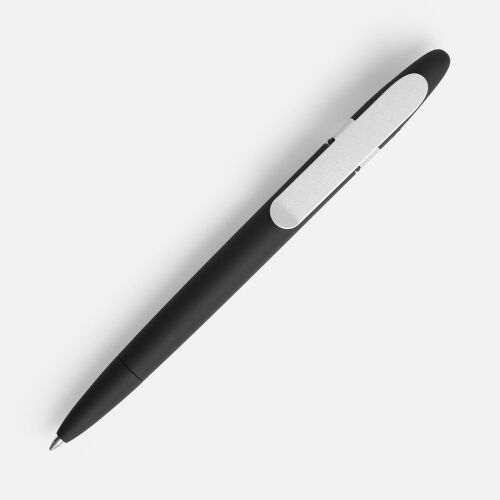 Ручка шариковая Prodir DS5 TSR Metal Clip, черная 2
