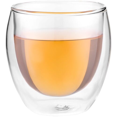 Стакан с двойными стенками Glass Bubble, бесцветный 2