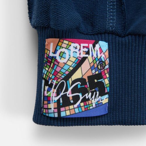 Лейбл тканевый Epsilon, L, белый 4