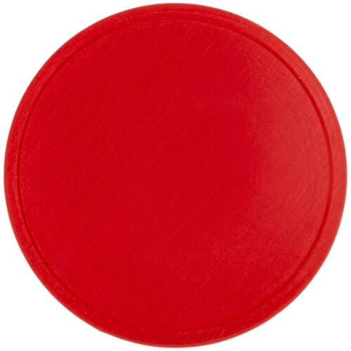 Лейбл из ПВХ Dzeta Round, L, красный 1 Лейбл из ПВХ Dzeta Round, L, красный 1