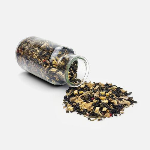 Чай «Сокочай», зеленый с соком имбиря, яблоком, гвоздикой и розо 2