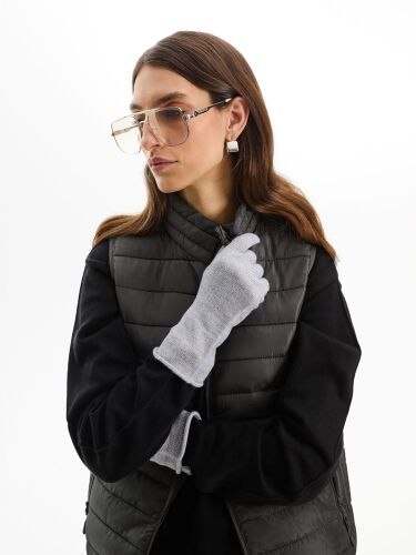 Перчатки Alpine, удлиненные, серые 4