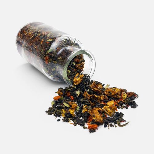 Чай «Сокочай», зеленый с соком ананаса, облепихой, толокнянкой и 2